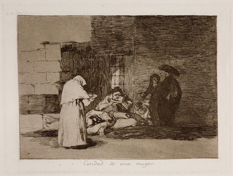 Caridad de una mujer